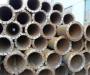 Dredging pipes for dam maintenance